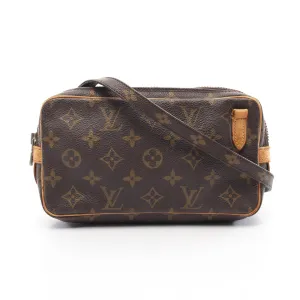 Louis Vuitton Monogram Canvas Leather Shoulder Bag