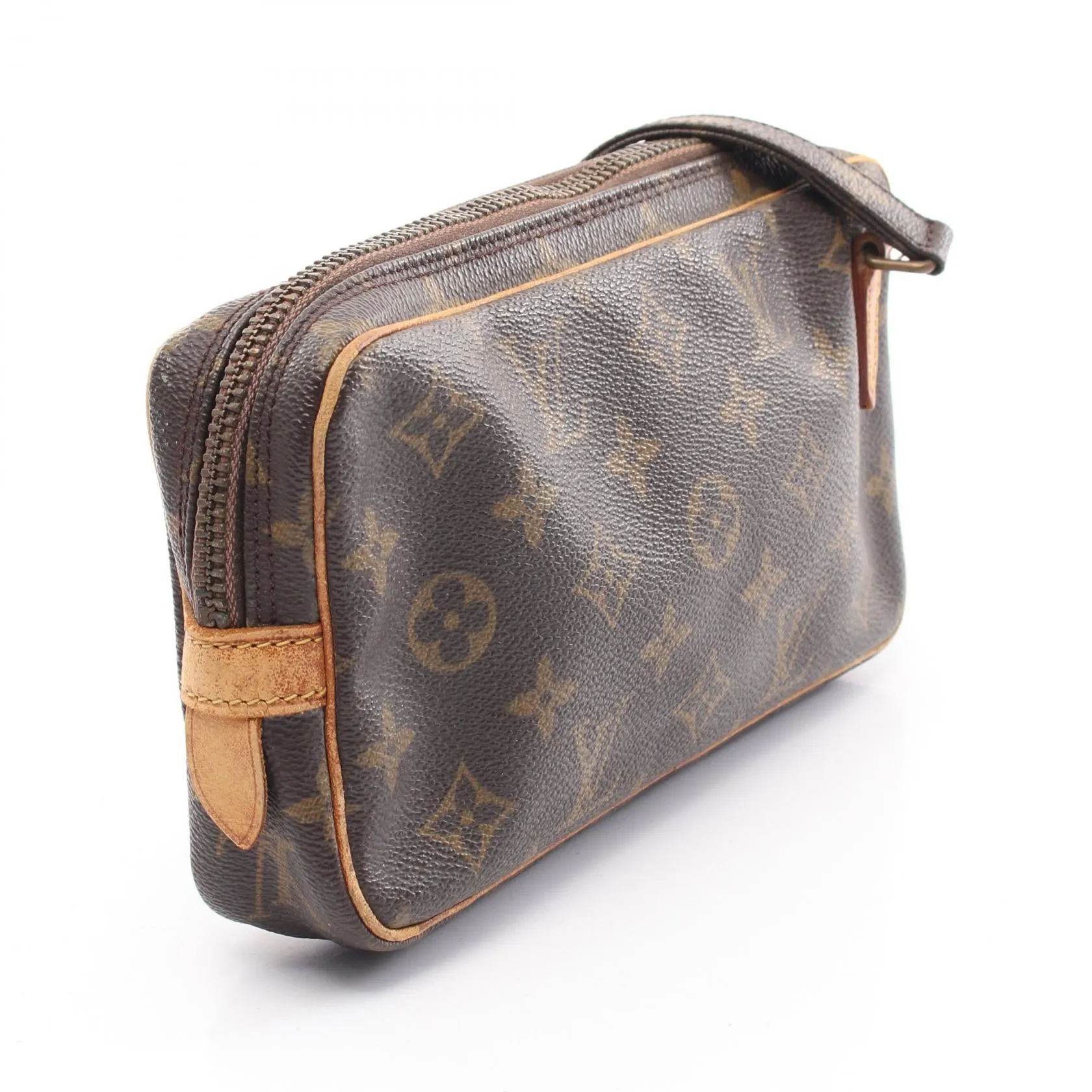Louis Vuitton Monogram Canvas Leather Shoulder Bag