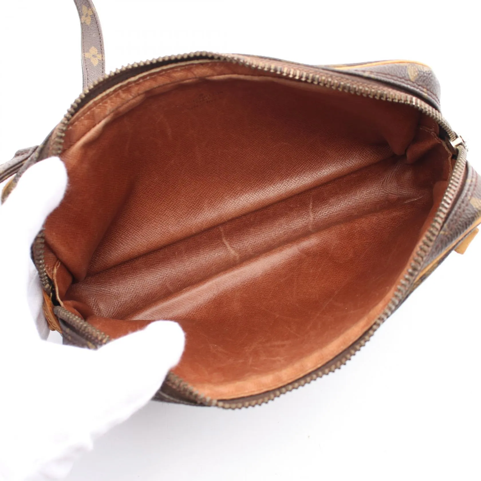 Louis Vuitton Monogram Canvas Leather Shoulder Bag