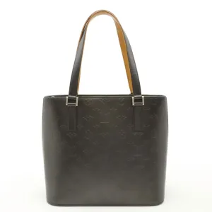 Louis Vuitton Monogram Mat Noir Monogram Mat Shoulder Bag Tote Bag (Pre-Owned)