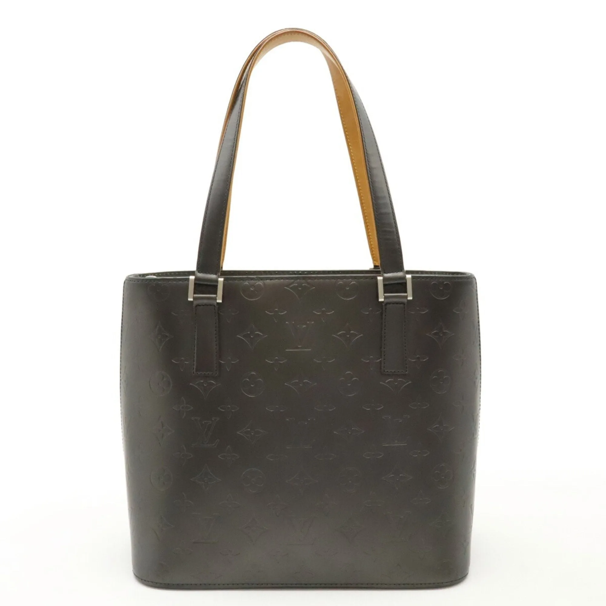 Louis Vuitton Monogram Mat Noir Monogram Mat Shoulder Bag Tote Bag (Pre-Owned)