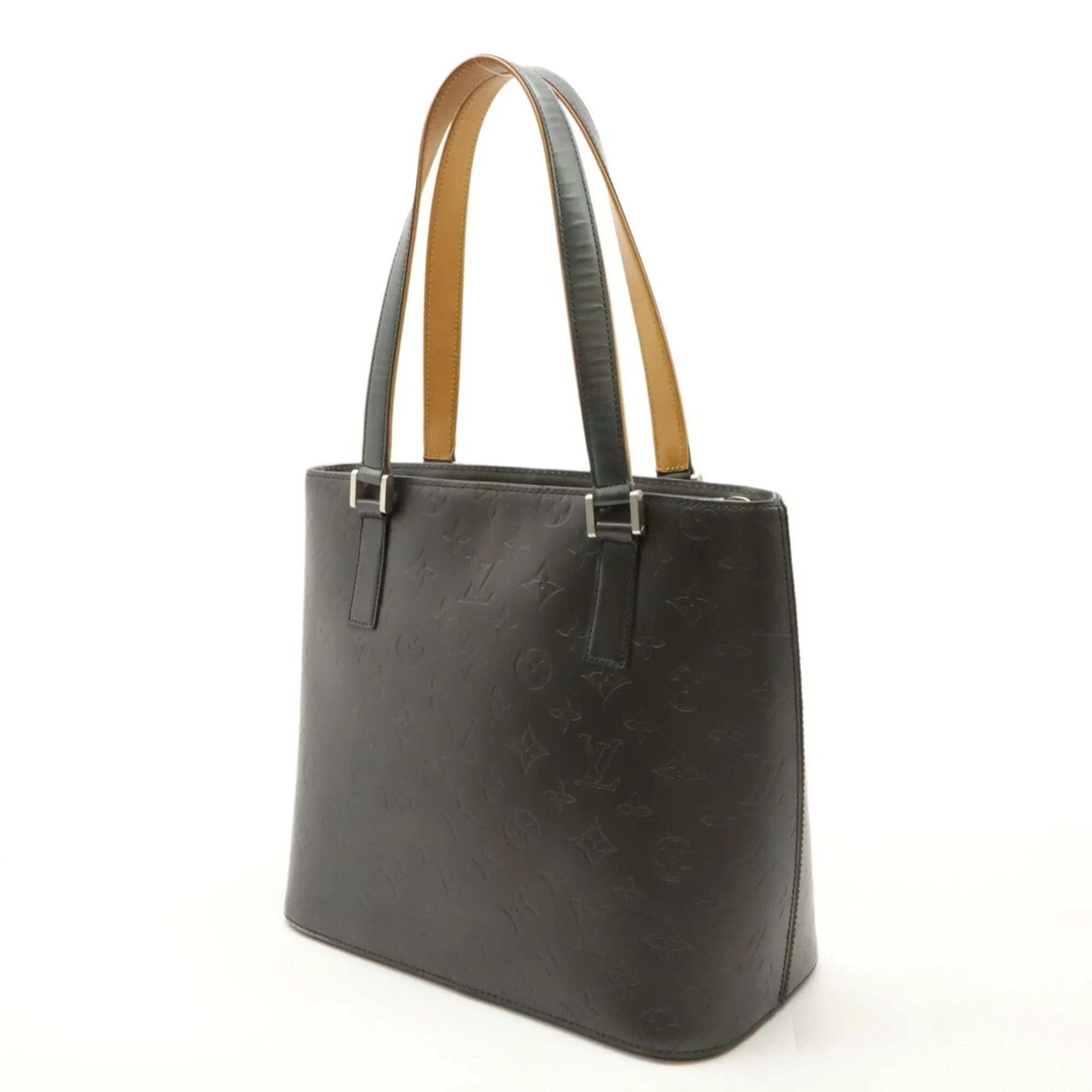 Louis Vuitton Monogram Mat Noir Monogram Mat Shoulder Bag Tote Bag (Pre-Owned)