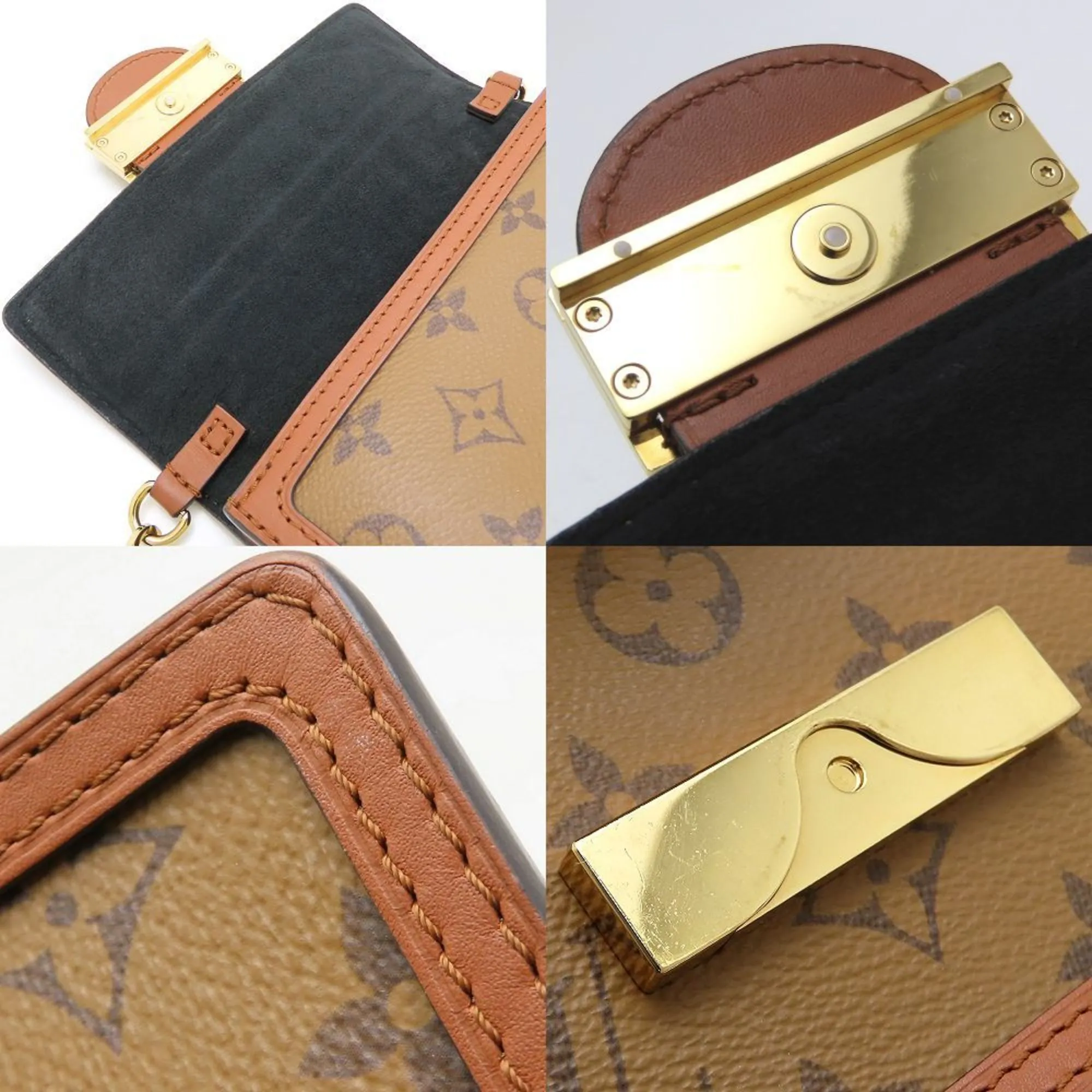 Louis Vuitton Monogram Reverse Monogram Reverse Shoulder Bag (Pre-Owned)