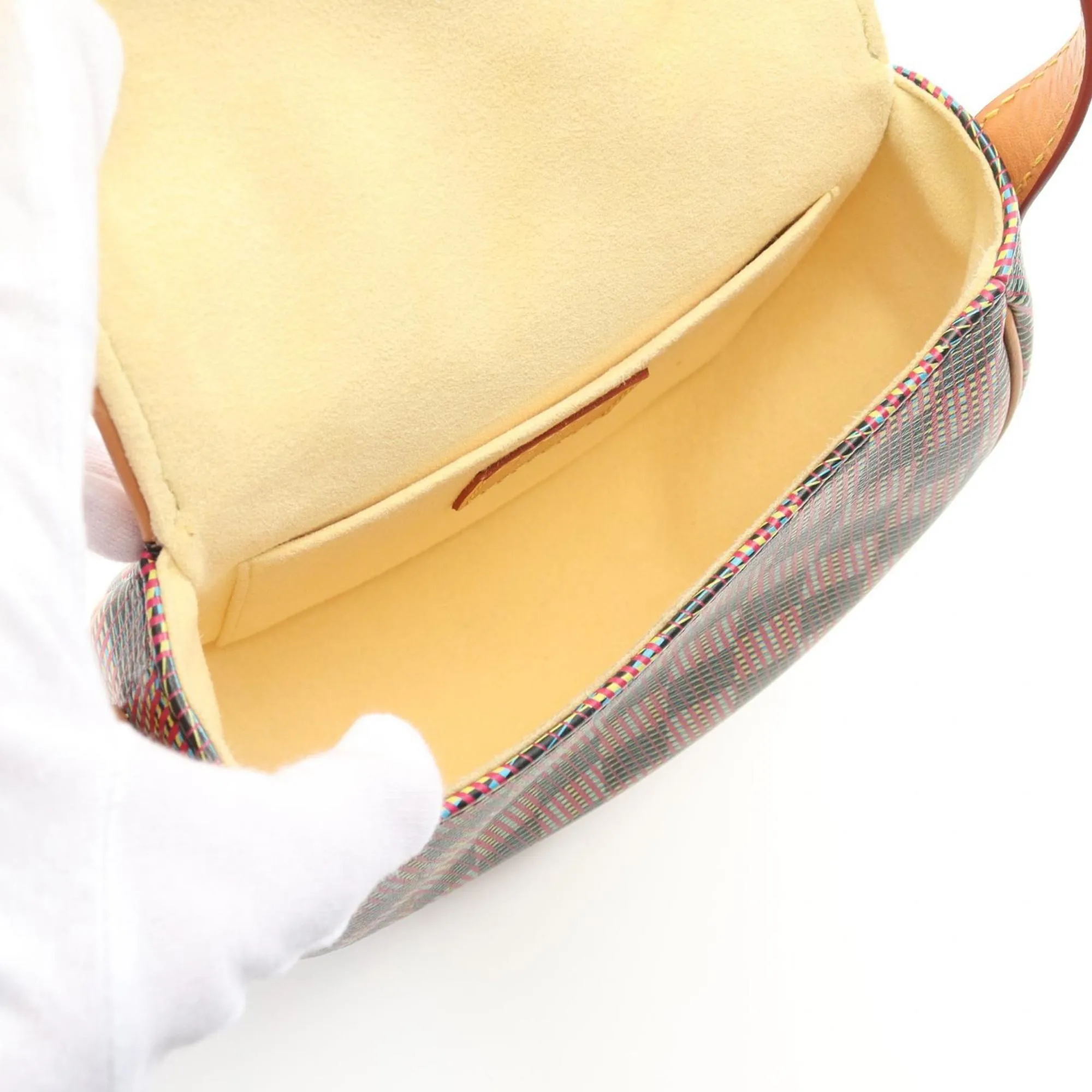 Louis Vuitton pink Rouge Canvas Leather Shoulder Bag (Pre-Owned)