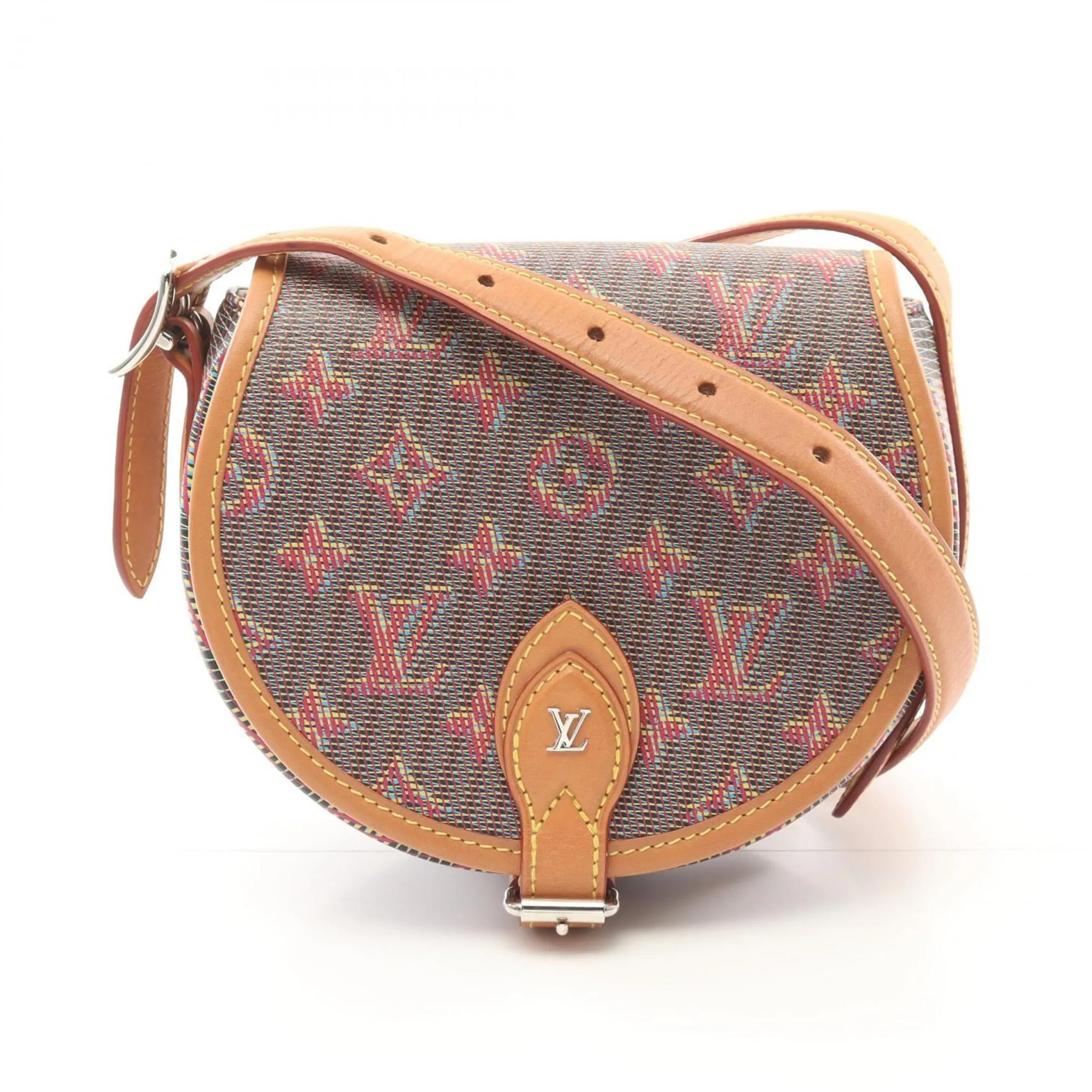 Louis Vuitton pink Rouge Canvas Leather Shoulder Bag (Pre-Owned)