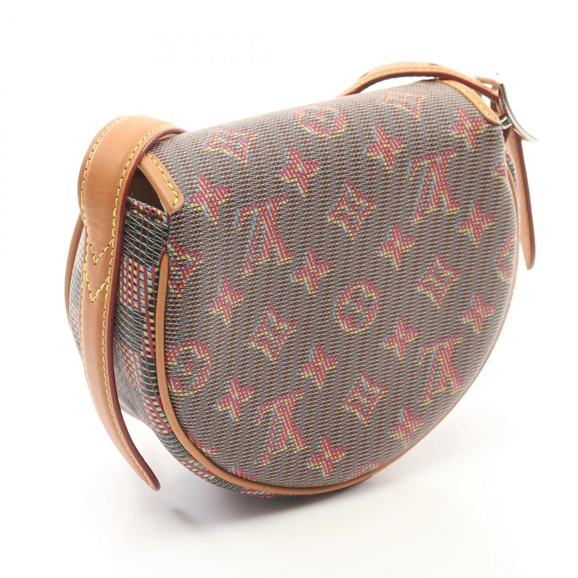 Louis Vuitton pink Rouge Canvas Leather Shoulder Bag (Pre-Owned)