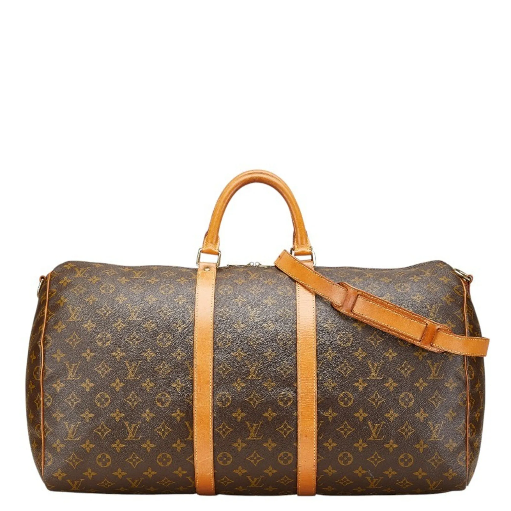Louis Vuitton Pvc Leather Boston Bag Shoulder Bag (Pre-Owned)