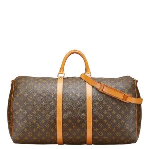 Louis Vuitton Pvc Leather Boston Bag Shoulder Bag (Pre-Owned)