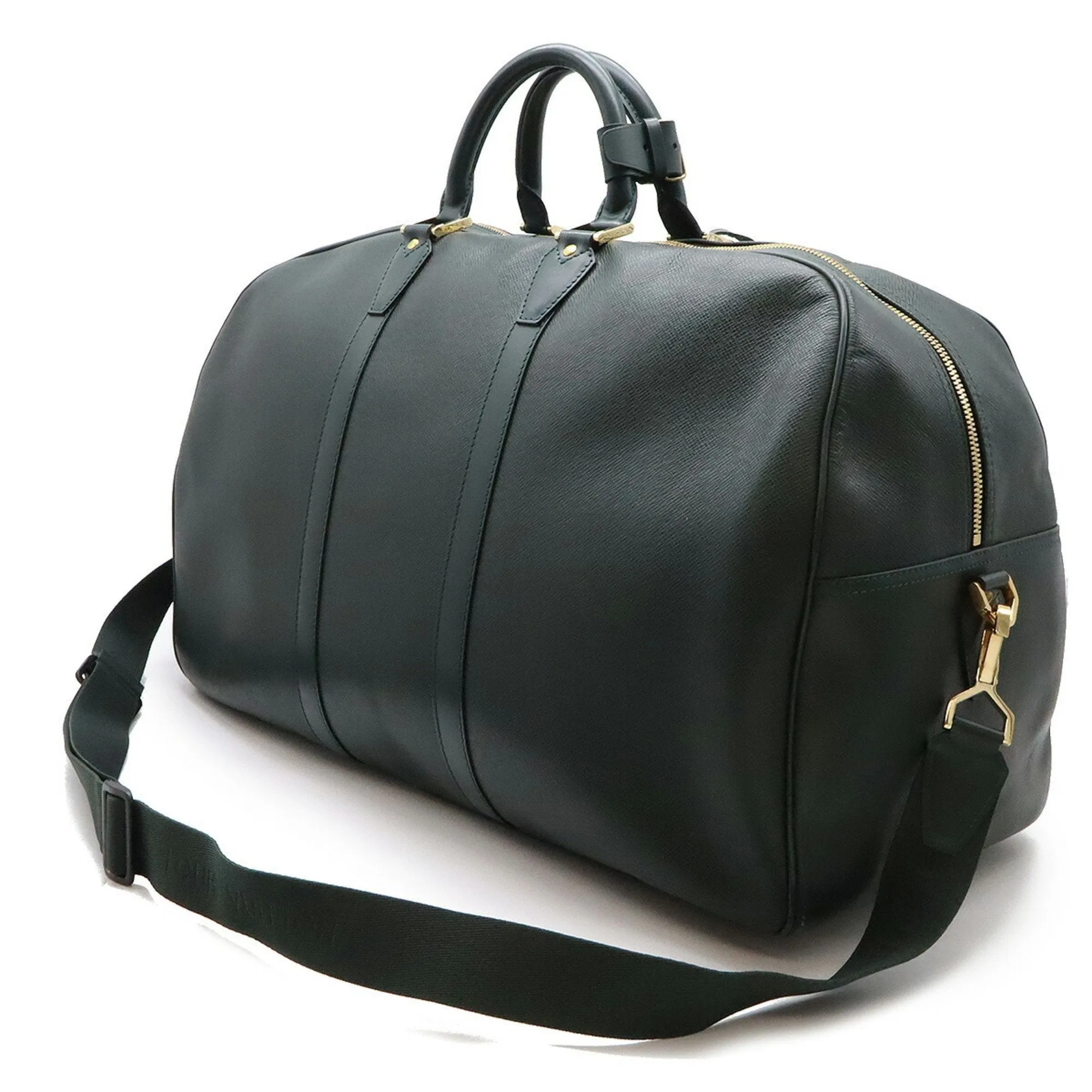 Louis Vuitton Taiga Taiga Leather Boston Bag Shoulder Bag (Pre-Owned)