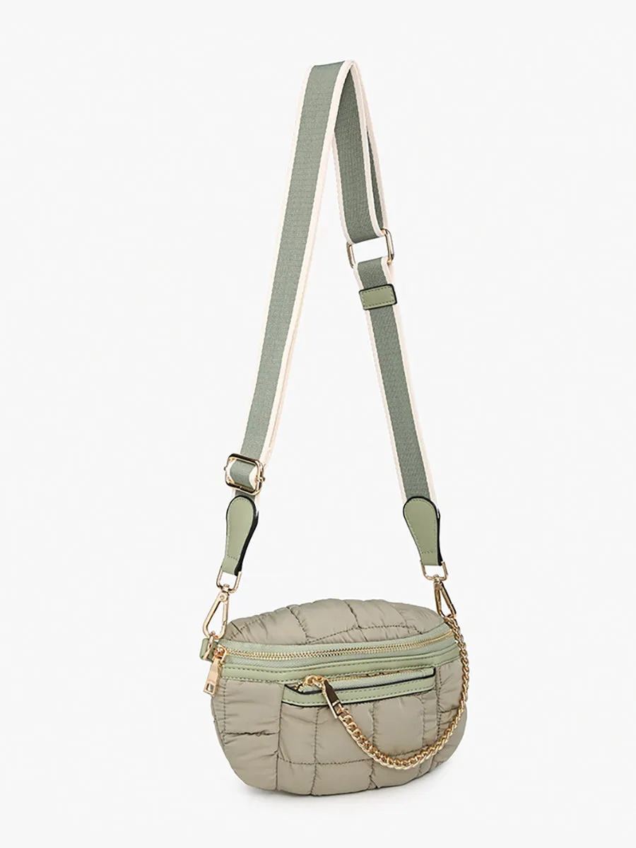 Mabel Quilted Nylon Belt Bag