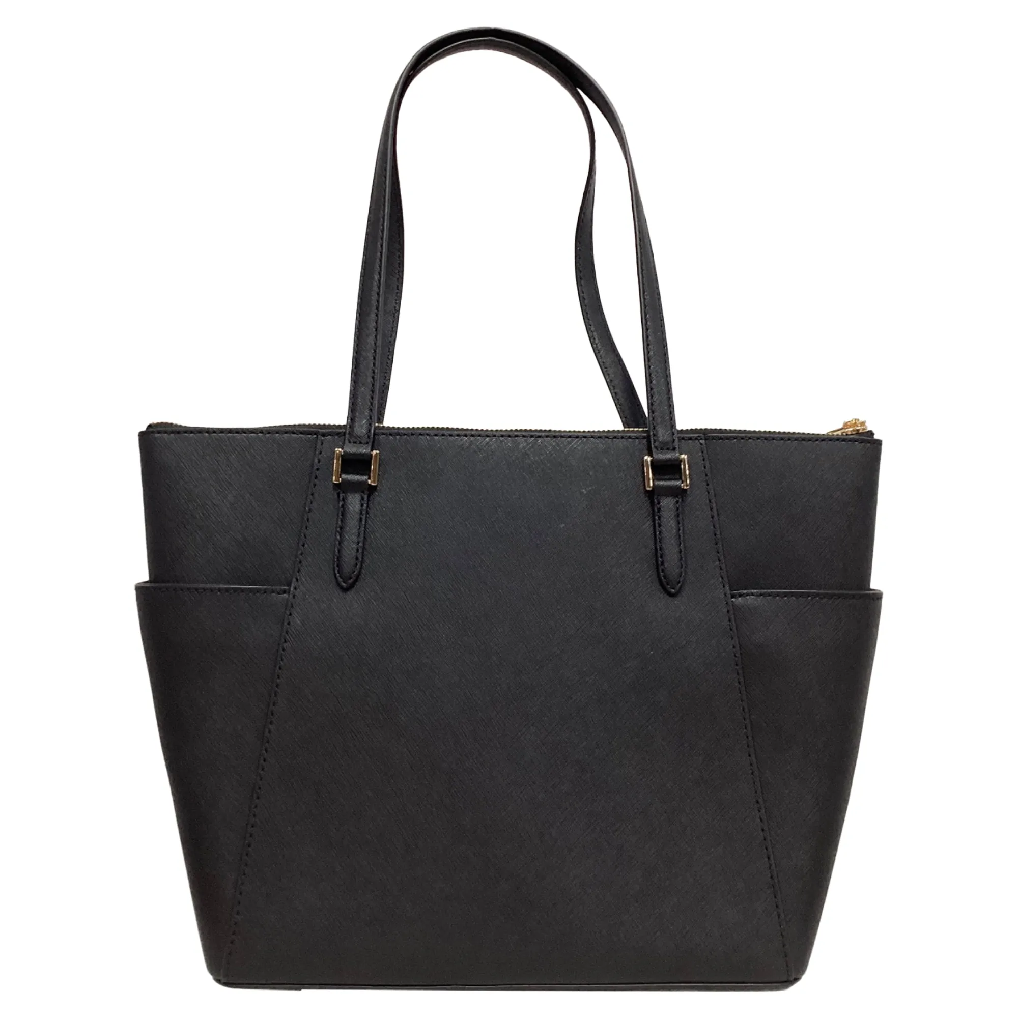 Michael Kors Charlotte Medium Bag in Black Leather