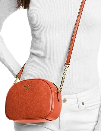 Michael Michael Kors Jet Set Charm Small Pebbled Leather Crossbody Bag