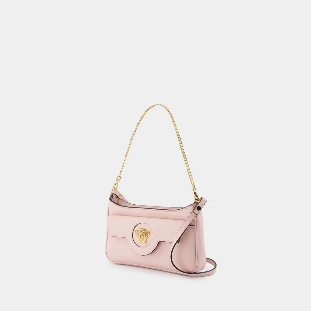 Mini Vitello Shoulder Bag - Leather - Pink