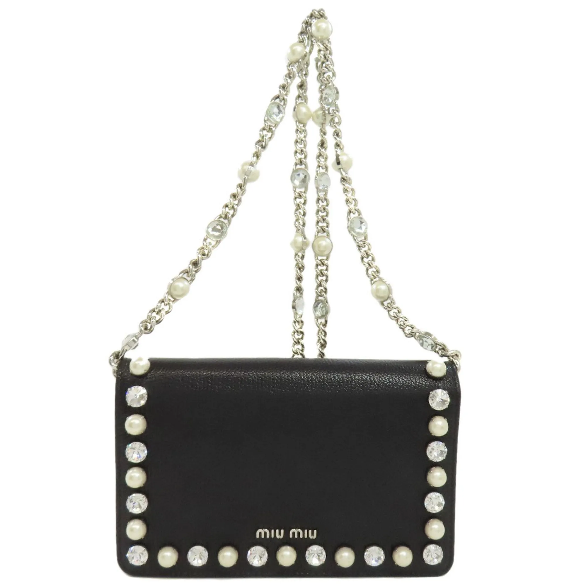 Miu Miu Leather Shoulder Bag (Pre-Owned)