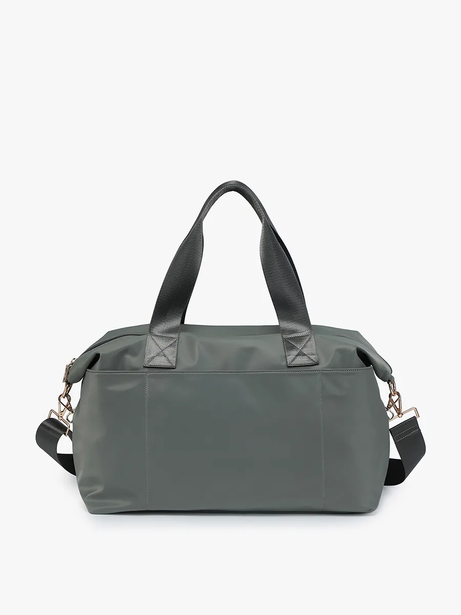 Navy Vegan Nylon Weekender