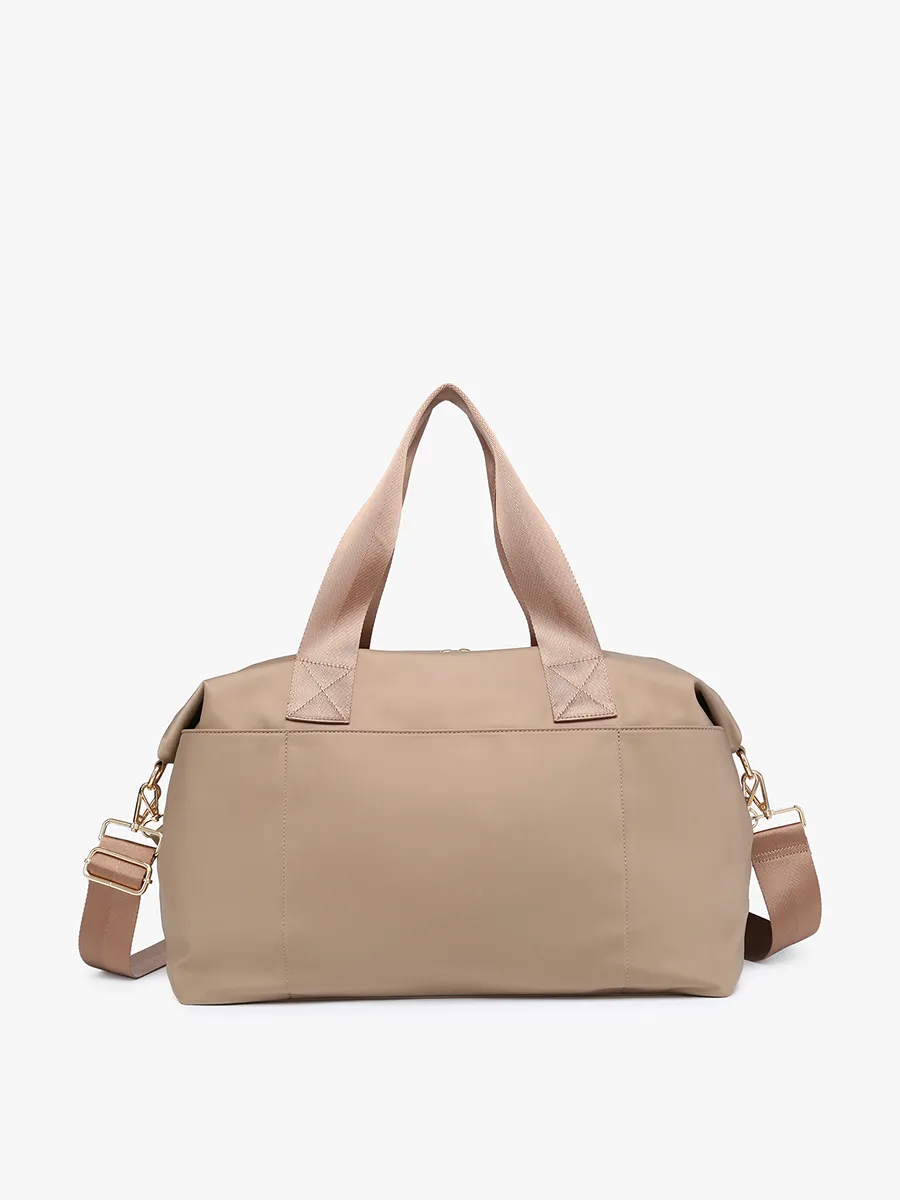 Navy Vegan Nylon Weekender