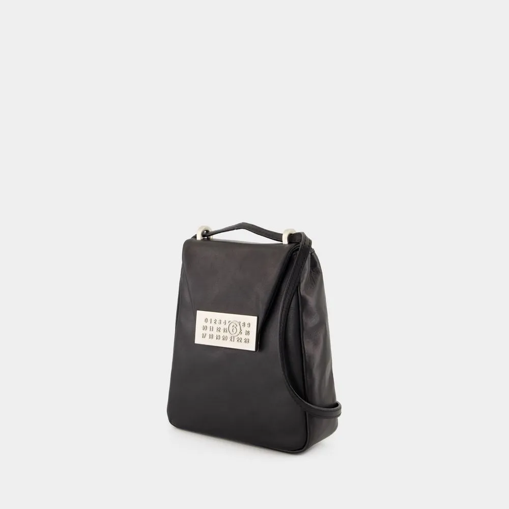 Numeric Small Crossbody - Leather - Black