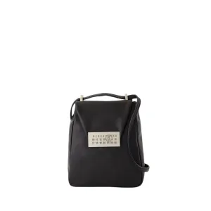 Numeric Small Crossbody - Leather - Black