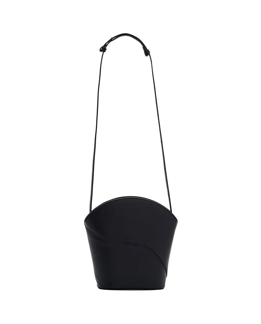 Oru Zip Leather Shoulder Bag