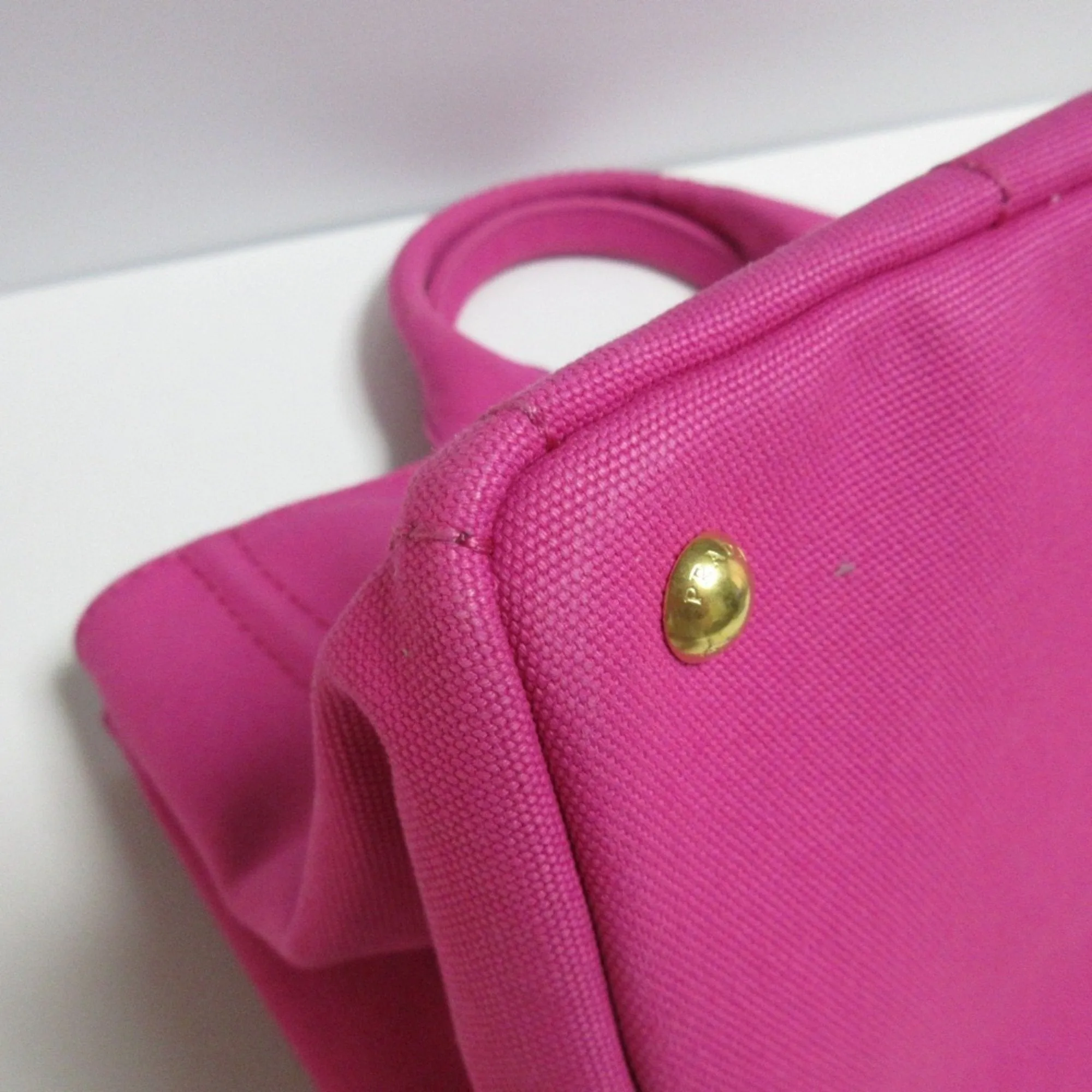 Prada Canapa Shoulder Bag Tote Bag (Pre-Owned)