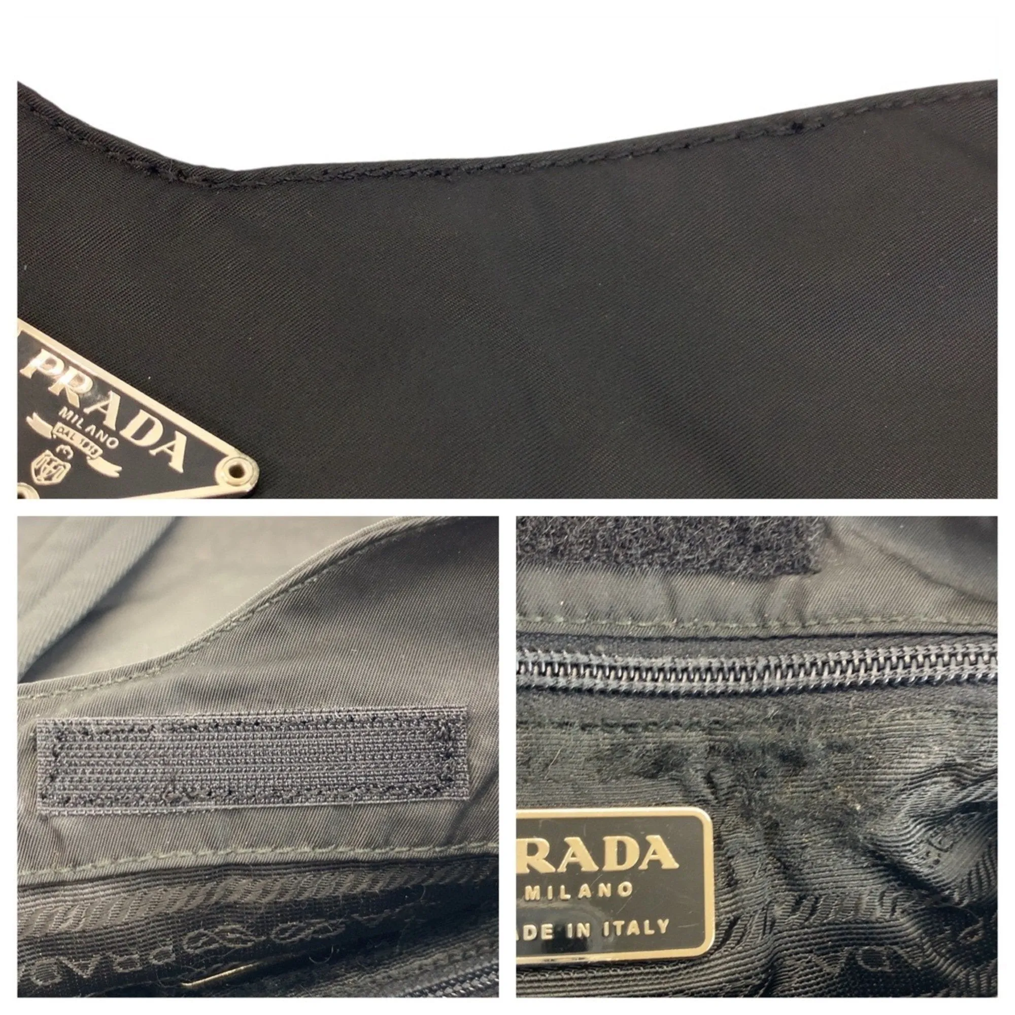 Prada Nylon Messenger Bag Shoulder Bag (Pre-Owned)