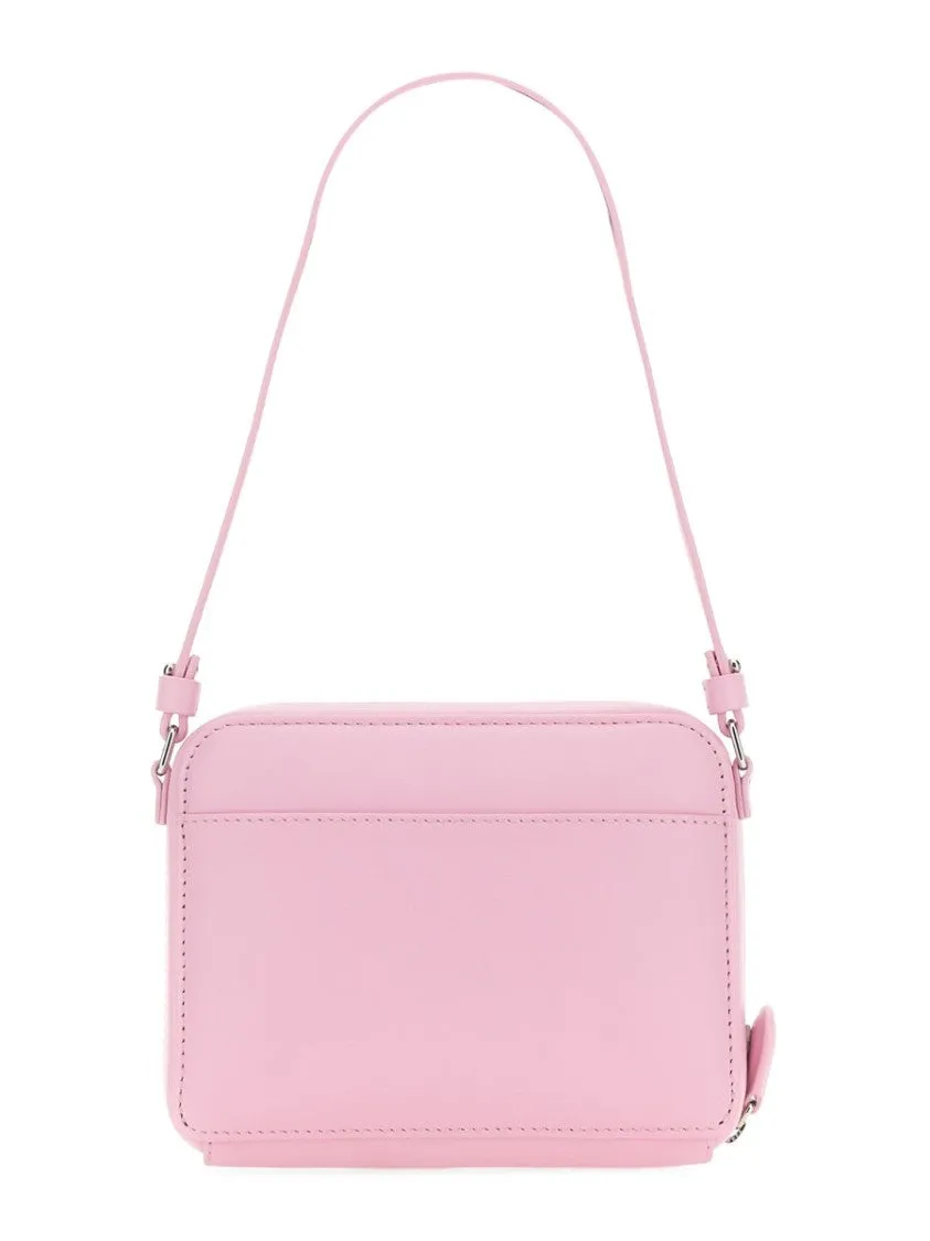 Rectangular Shoulder Bag With Adjustable Strap And Minimalist Design