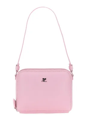 Rectangular Shoulder Bag With Adjustable Strap And Minimalist Design