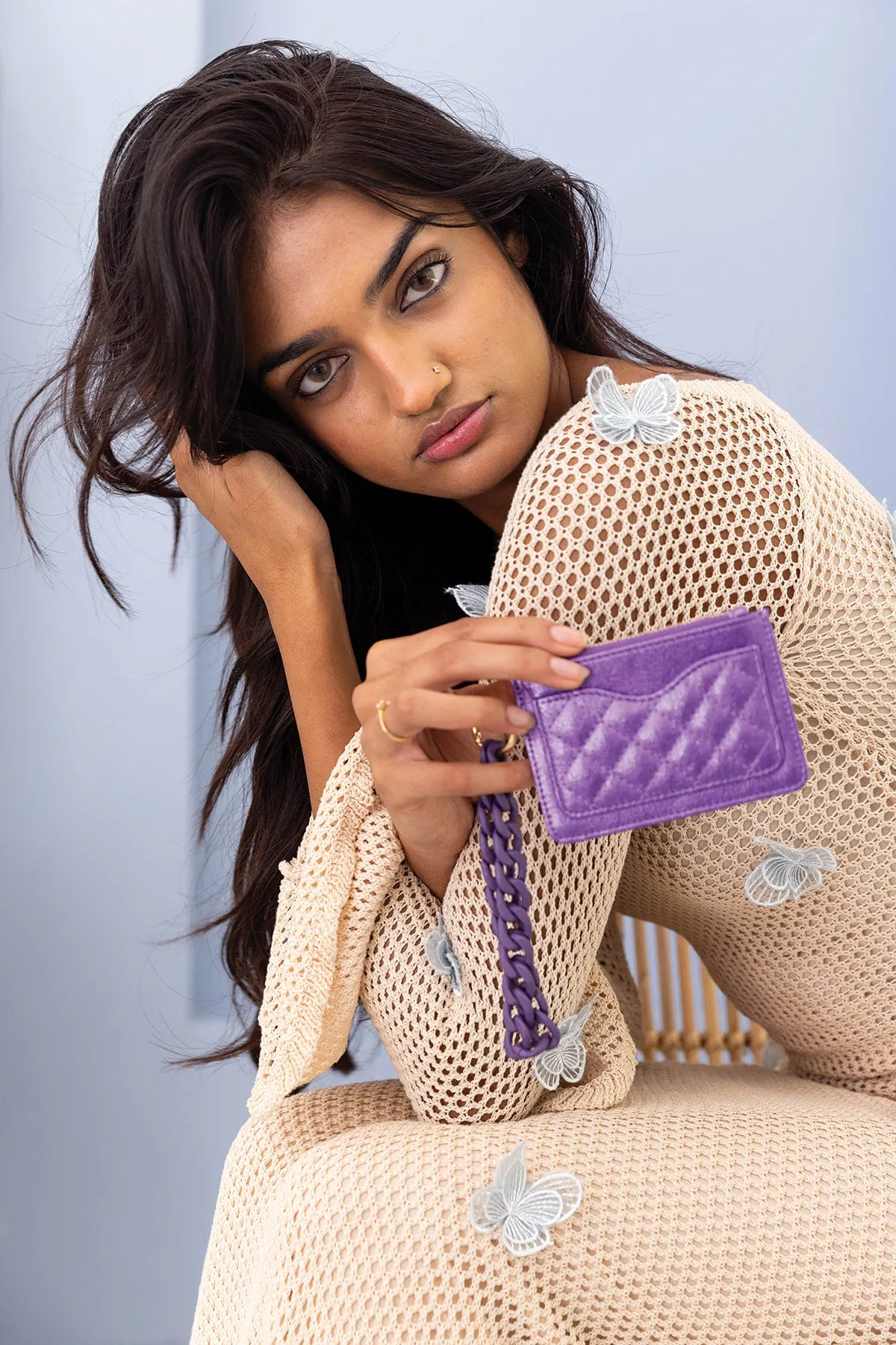 Rhodes Vegan Quilted Bangle