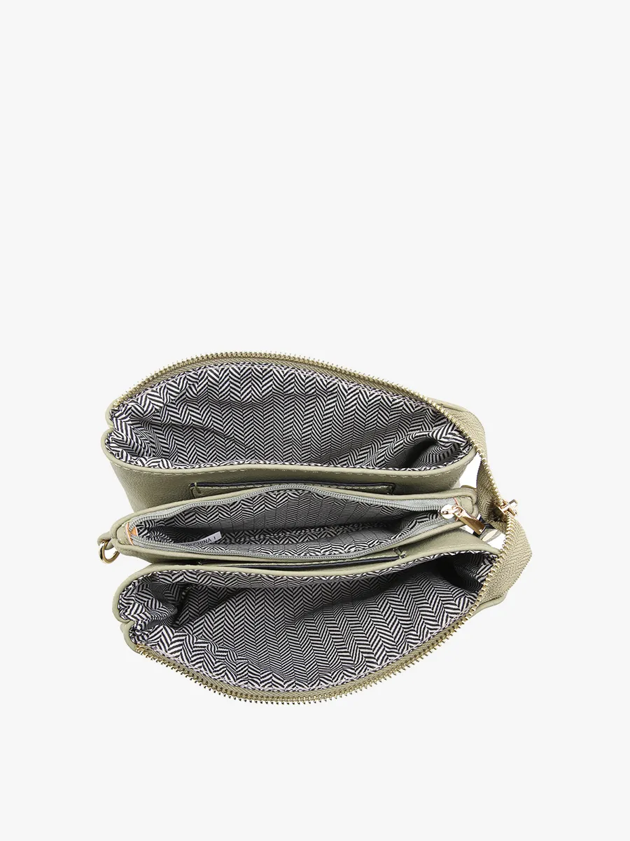 Riley Vegan Suede Crossbody