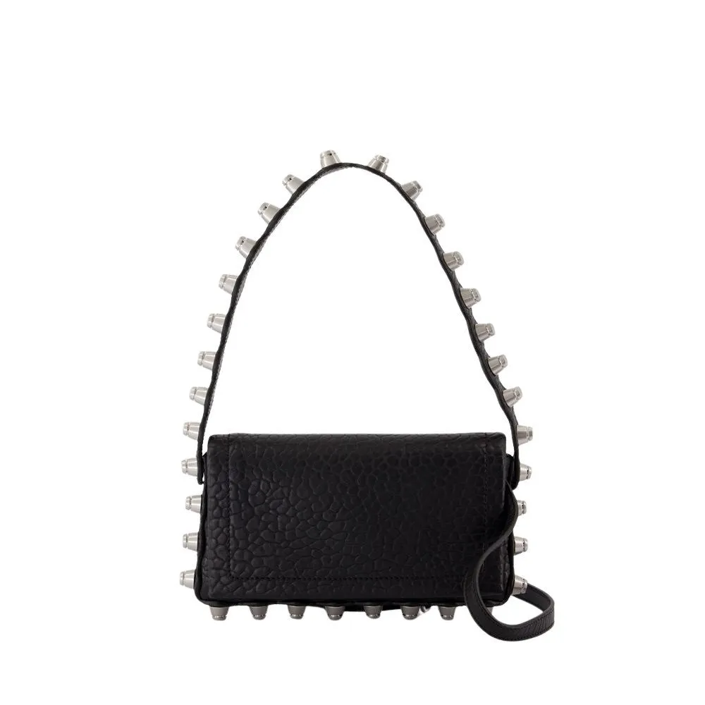 Roz Wallet Shoulder Bag - Leather - Black
