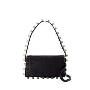 Roz Wallet Shoulder Bag - Leather - Black
