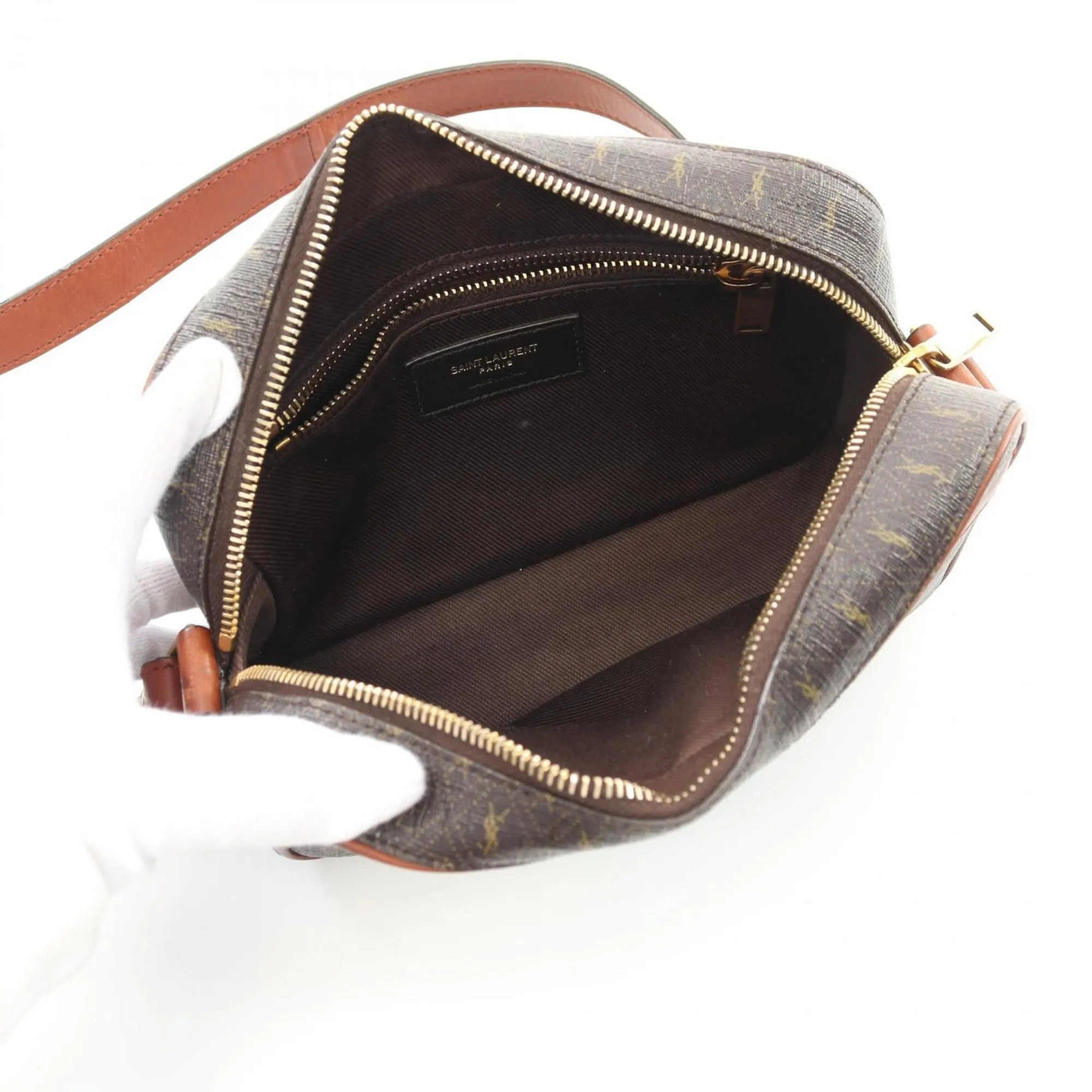 Saint Laurent Pvc Leather Shoulder Bag (Pre-Owned)