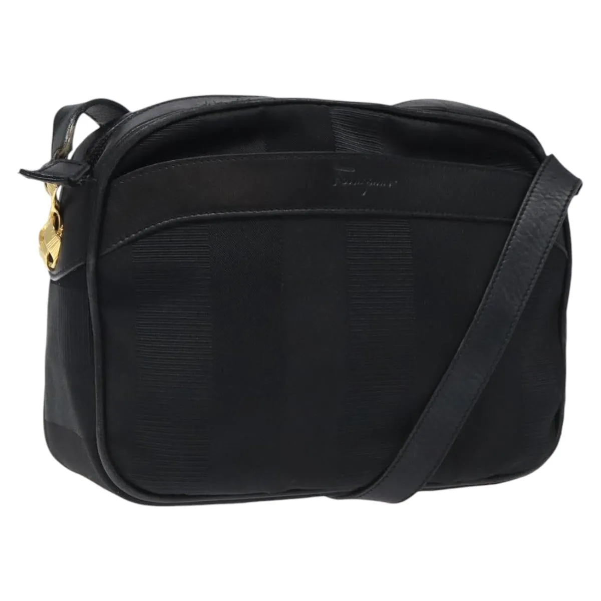 Salvatore Ferragamo Canvas Shoulder Bag (Pre-Owned)