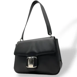 Salvatore Ferragamo Leather Handbag Shoulder Bag (Pre-Owned)