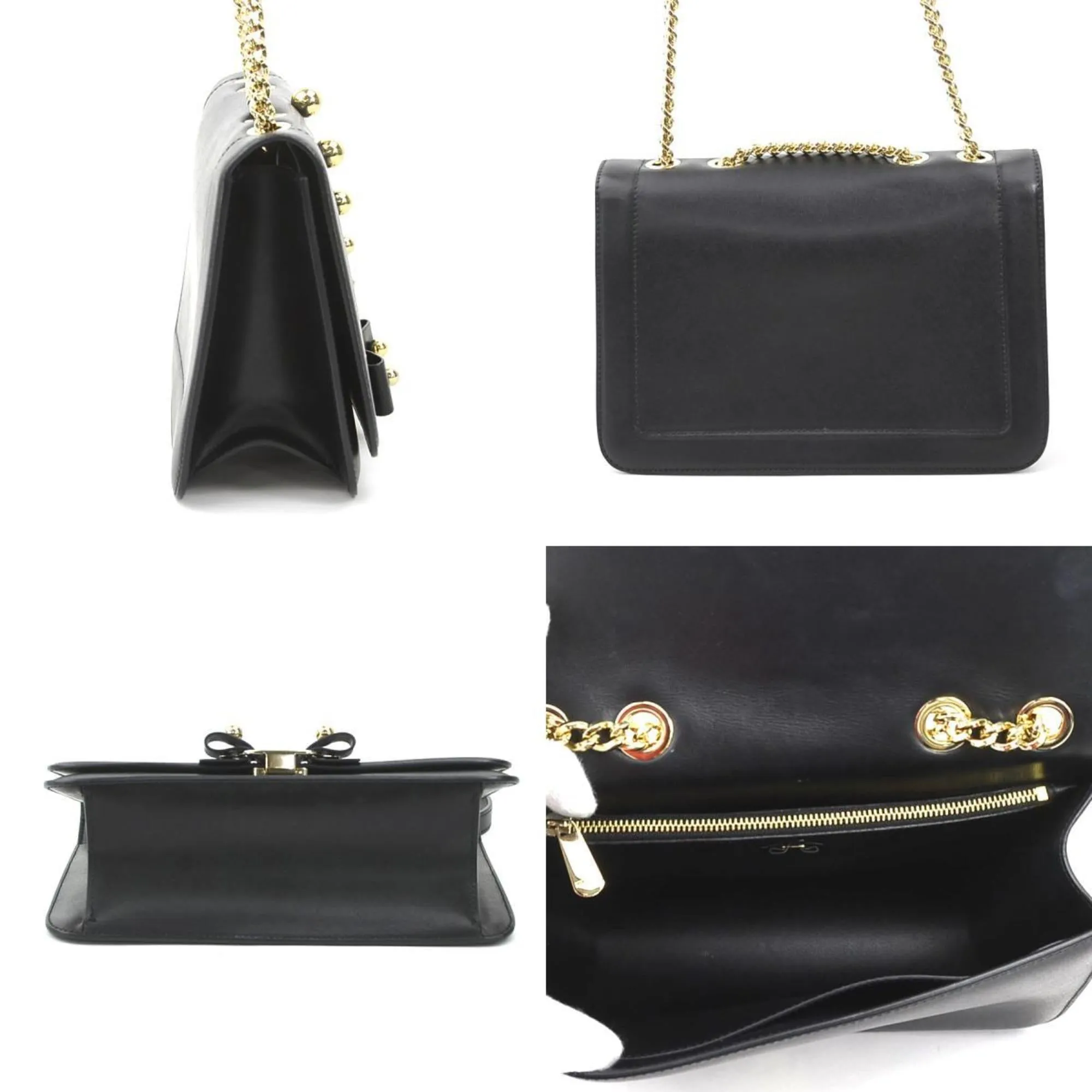 Salvatore Ferragamo  Leather Shoulder Bag (Pre-Owned)