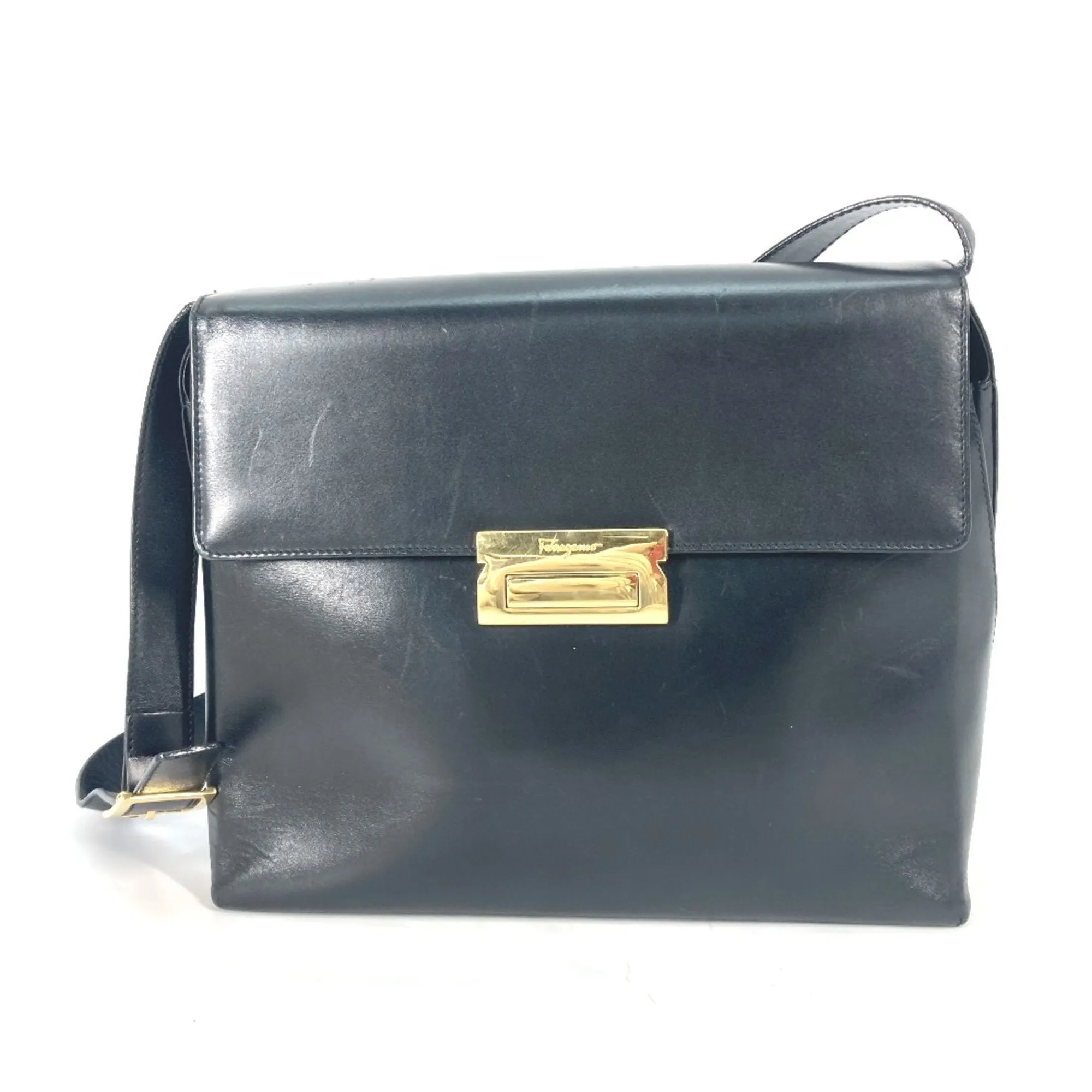Salvatore Ferragamo  Leather Shoulder Bag (Pre-Owned)