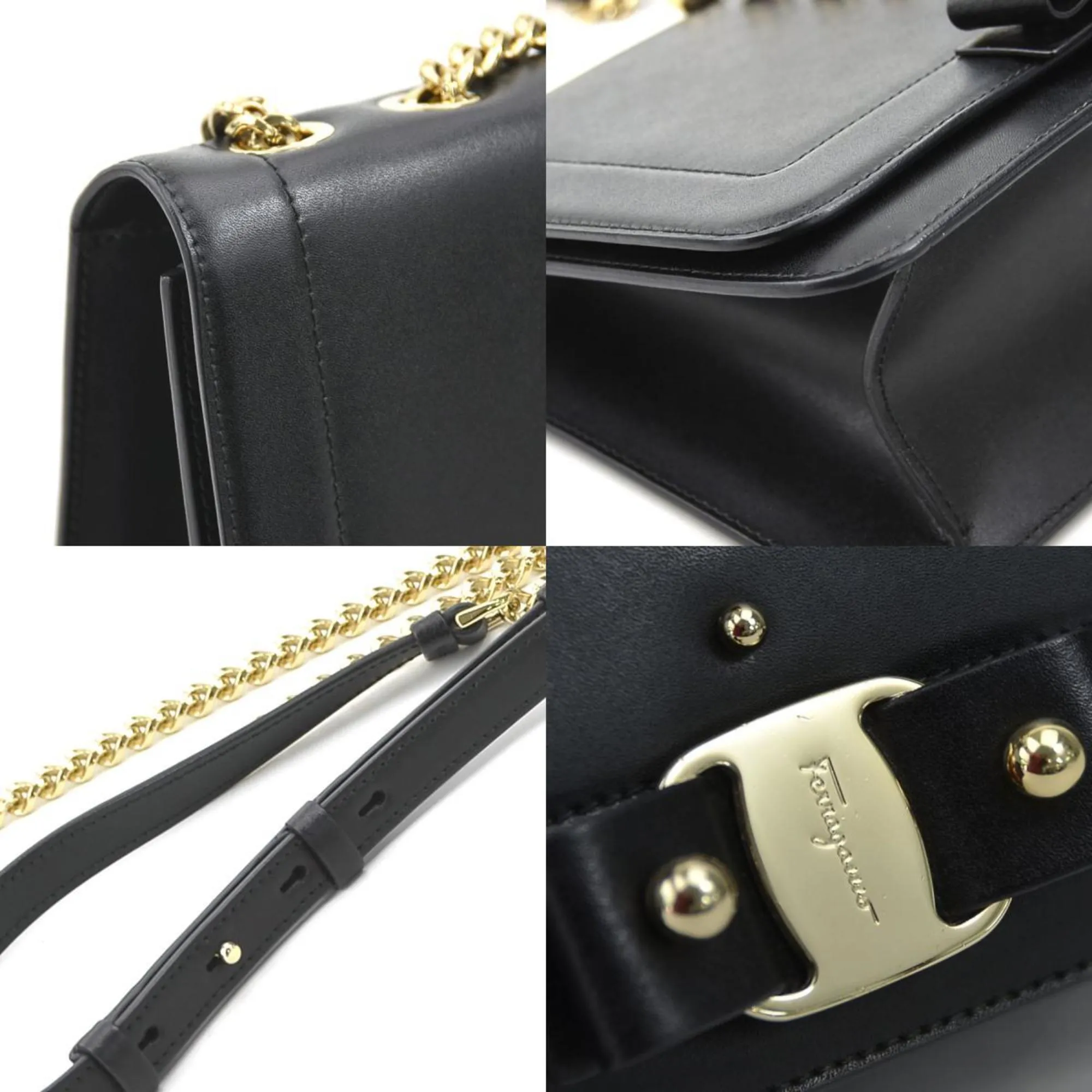 Salvatore Ferragamo  Leather Shoulder Bag (Pre-Owned)