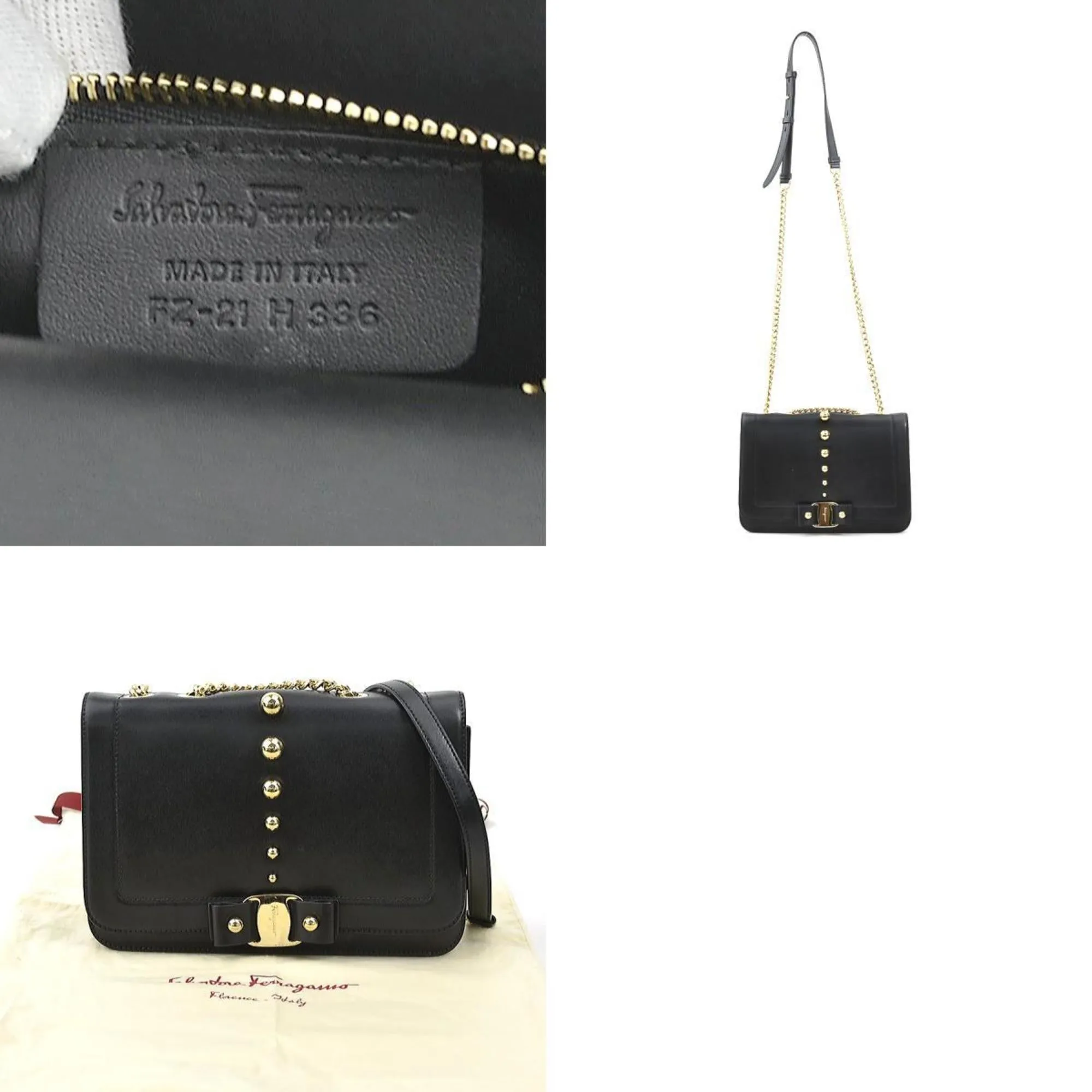 Salvatore Ferragamo  Leather Shoulder Bag (Pre-Owned)
