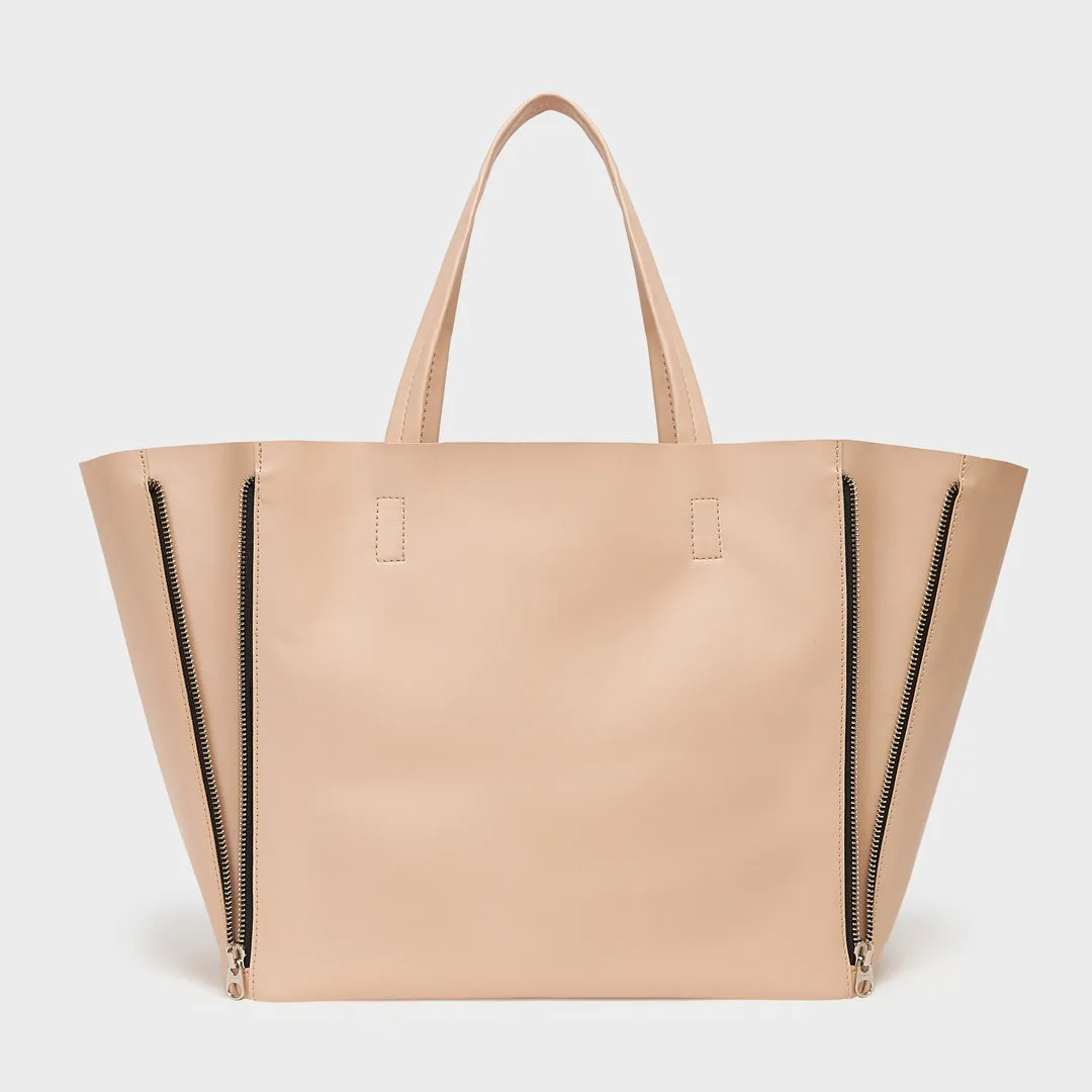 SEOUL SMOOTH VEGAN LEATHER NUDE