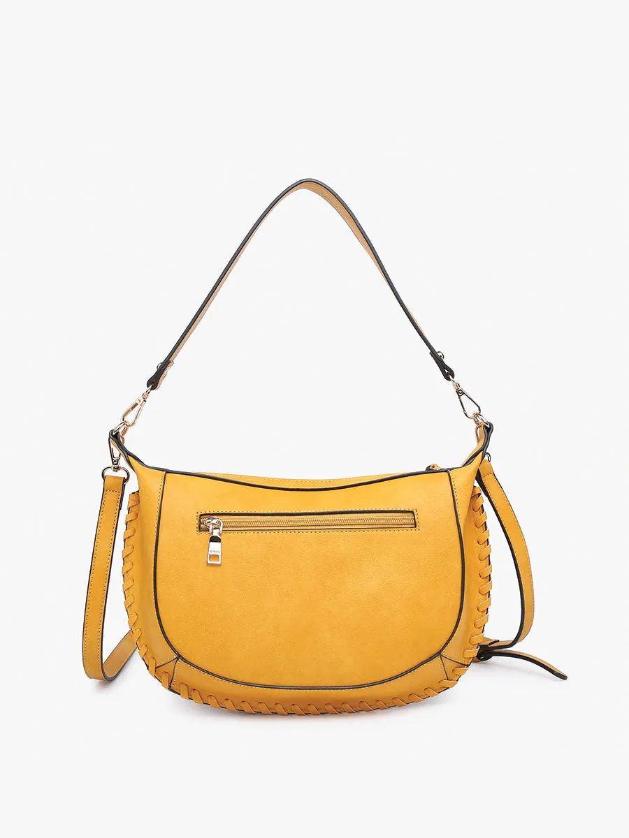 Sierra Vegan Whipstitch Saddle Bag