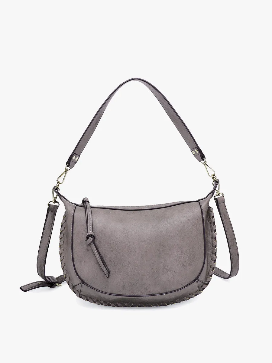 Sierra Vegan Whipstitch Saddle Bag