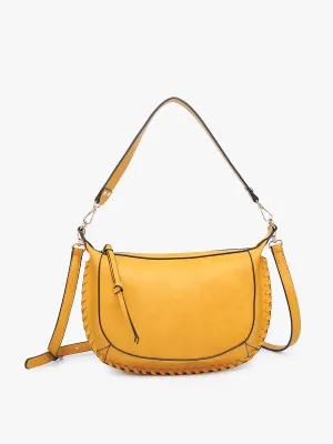 Sierra Vegan Whipstitch Saddle Bag