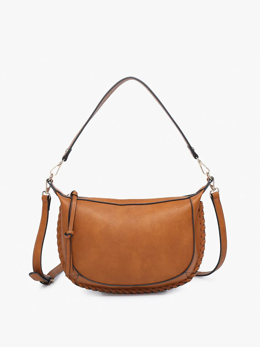 Sierra Vegan Whipstitch Saddle Bag