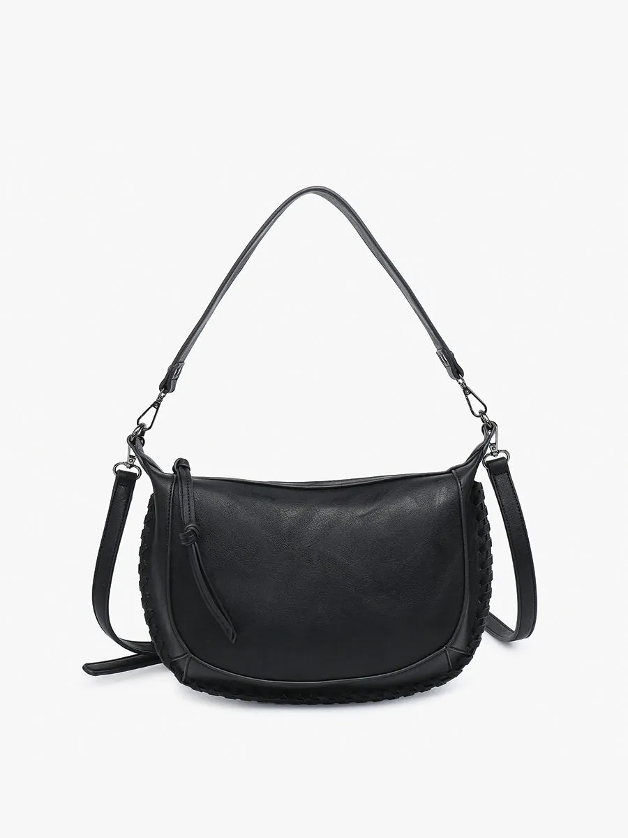 Sierra Vegan Whipstitch Saddle Bag
