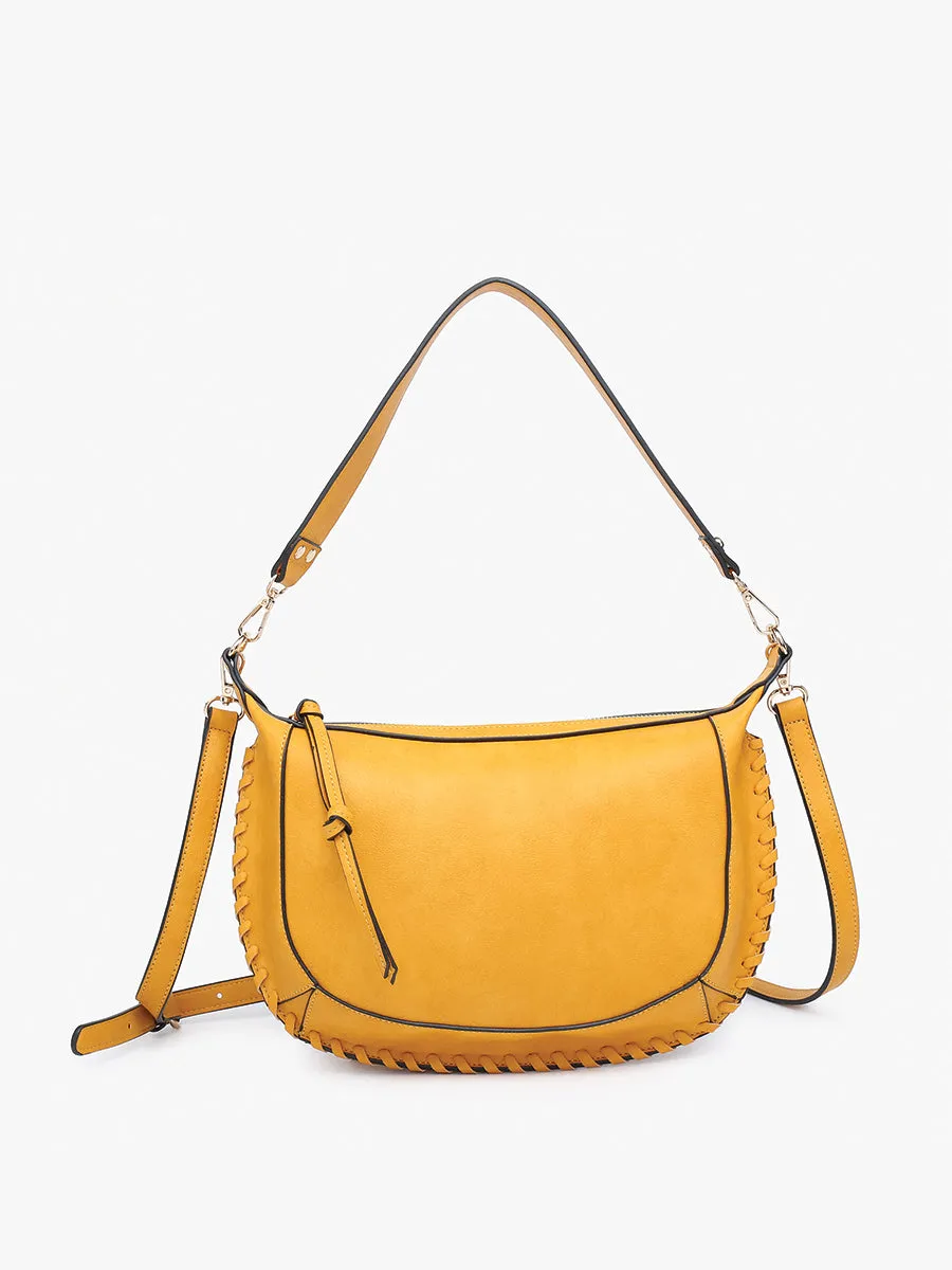 Sierra Vegan Whipstitch Saddle Bag