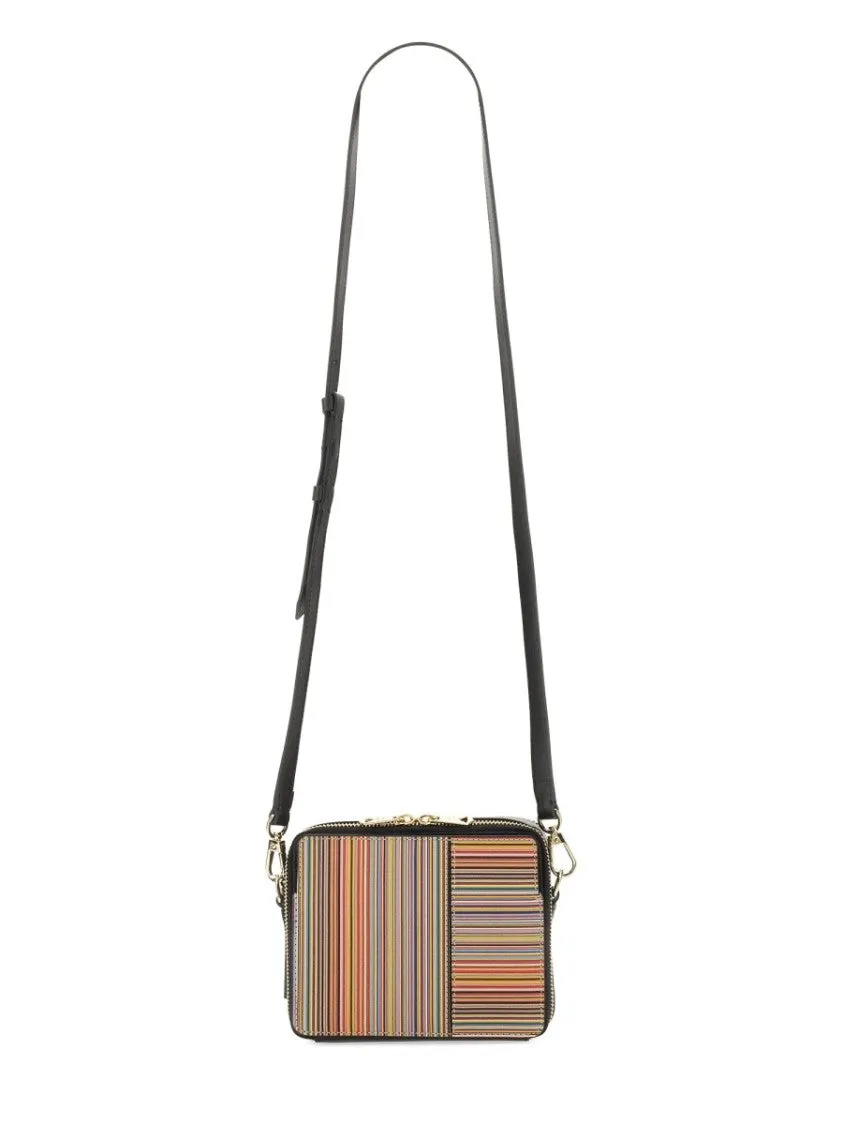 Signature Stripe" Shoulder Bag