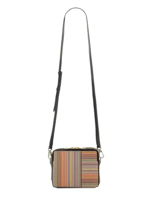 Signature Stripe" Shoulder Bag