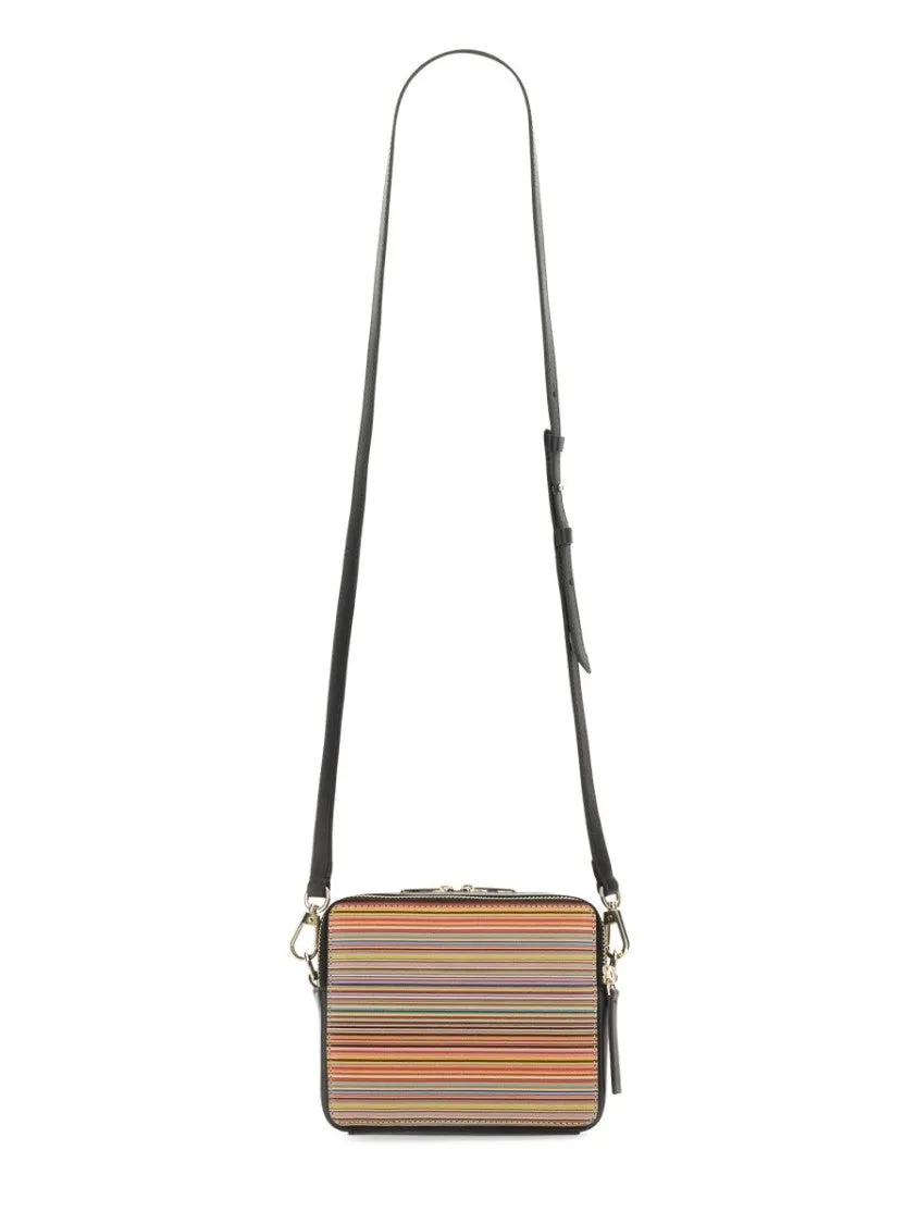 Signature Stripe" Shoulder Bag