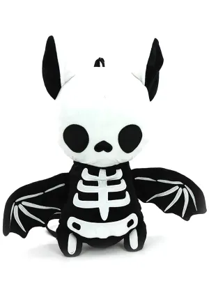 Skeleton Bat Plush Backpack