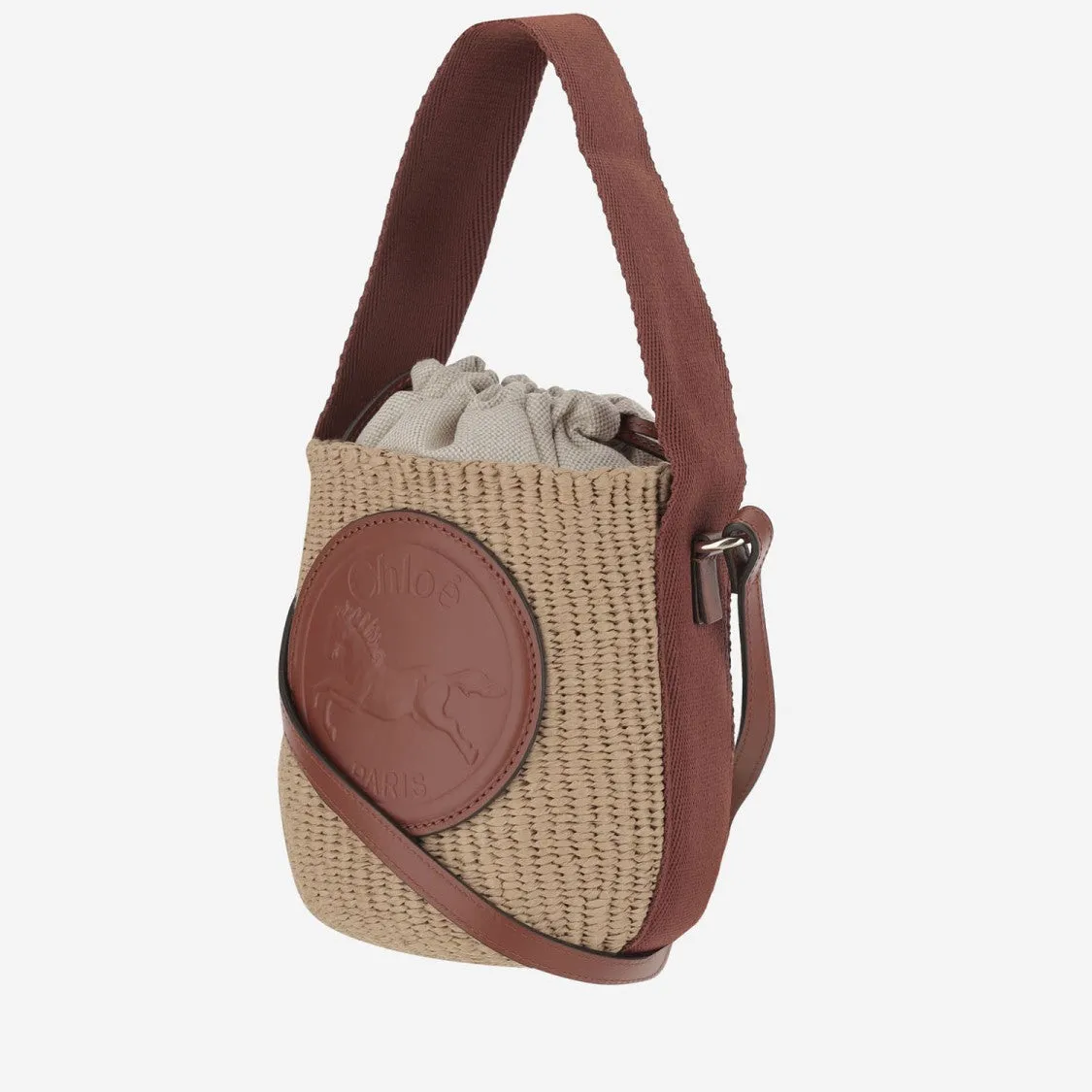 Small Horse Medal Bag Made Of Natural Fibers